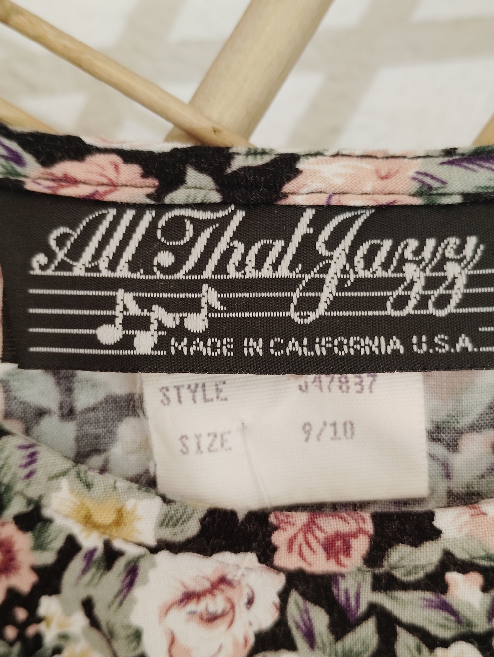 Vintage All That Jazz Floral Maxi Dress - Picture 10 of 11
